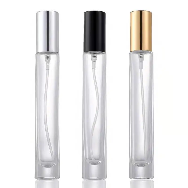 

600Pcs *10ml Small Clear Glass Round Liquid Perfume Spray Bottles Empty Cosmetic Travel Container Thick Bottom Atomizing Sprayer