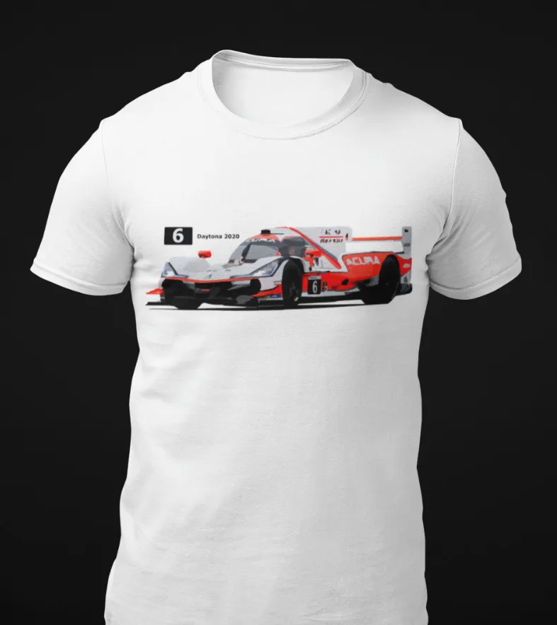 2020 Daytona 24 Hours Acura IMSA Prototype DPI Race Car T Shirt