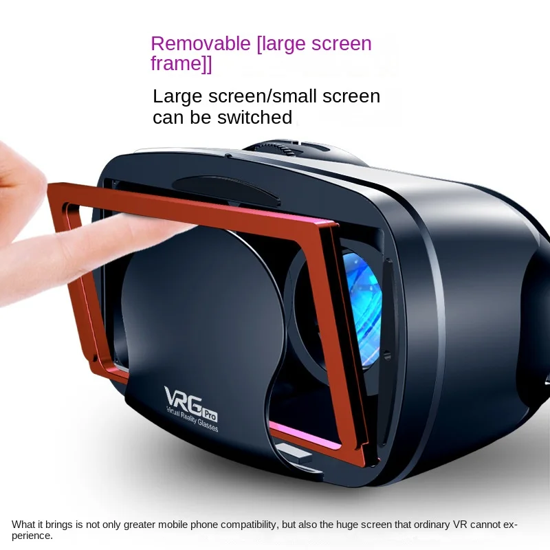 Exclusive for Cross-Border Vrgpro Blu-ray Version 3d Glasses Yuan Universe New Mobile Phone Virtual Reality Helmet Vr Glasses Gl