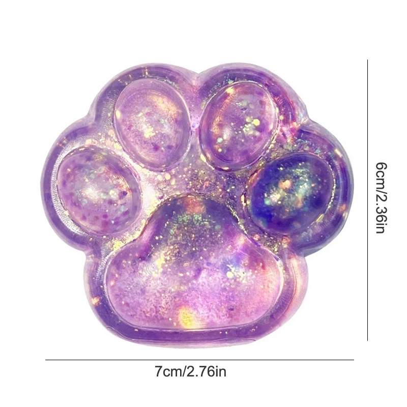 Милая мультяшная мягкая игрушка в виде кошачьей лапы, мягкая игрушка-мочи, медленно восстанавливает форму, игрушки для снятия стресса, расслабляющие подарки для рук