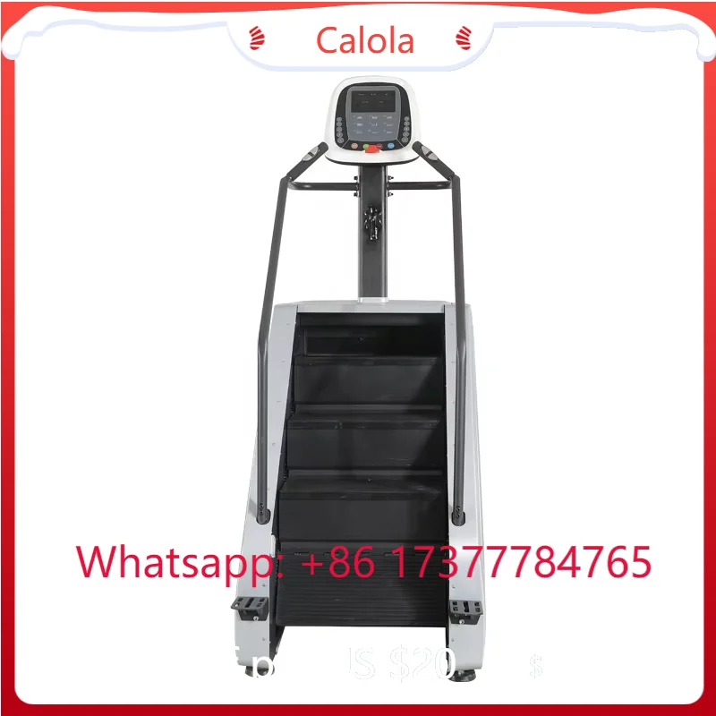 【Hot】New Manual Stair Climber Non-motorized Stairmaster Gym Cardio Step Training Equipment