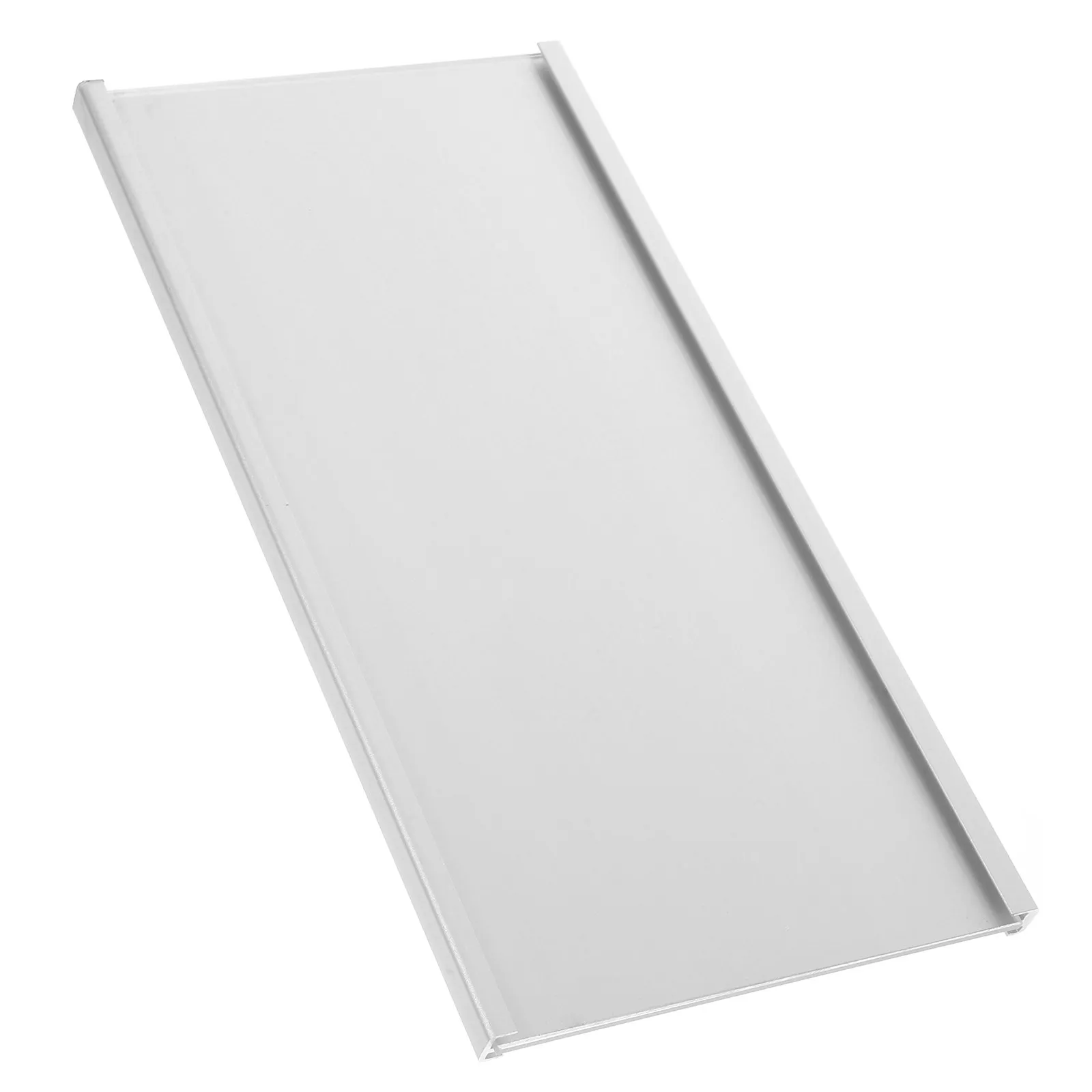 

Clear Acrylic and Aluminum Alloy Name Card Holder Hanging Style Sturdy Minimalist Office Supply for Employee Position