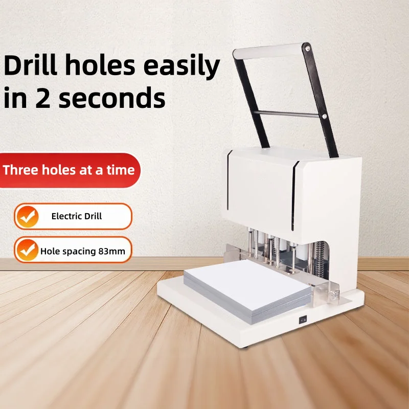 Paper Punch 3 Hole - Electric 3 Hole Paper Punch Machine