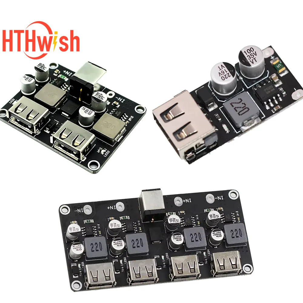 1Pc Usb QC3.0 DC-DC… - image