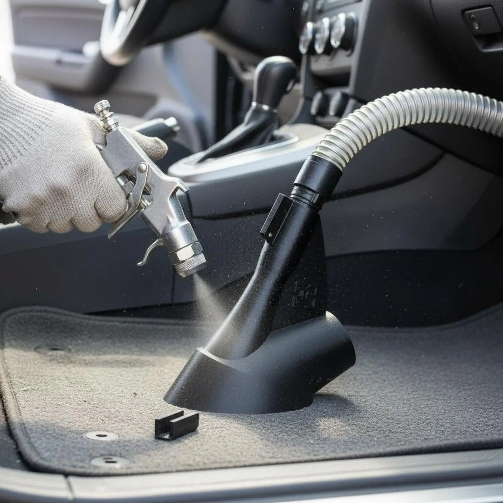 Mini Car Vacuum Cleaner PLA Adapter Universal Nozzle Handy Vacuum Cleaner Accessory for Automobile Cleaning