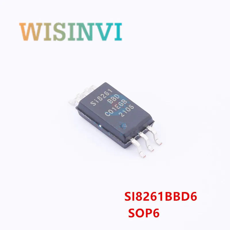 

10 PCS SI8261BBD-C-ISR SI8261BBD SI8261 SOP6 5kV Opto input single channel 4.0A driver with 8V UVLO