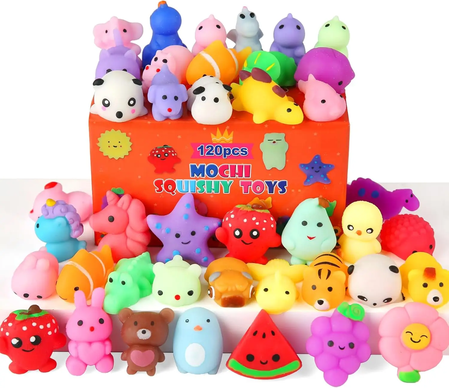 

Pack Squishy Toys, Kawaii Squishies Party Favors for Kids 4-8 8-12 Treasure Box Toys for Classroom Birthday Xmas Gifts Goodie Ba