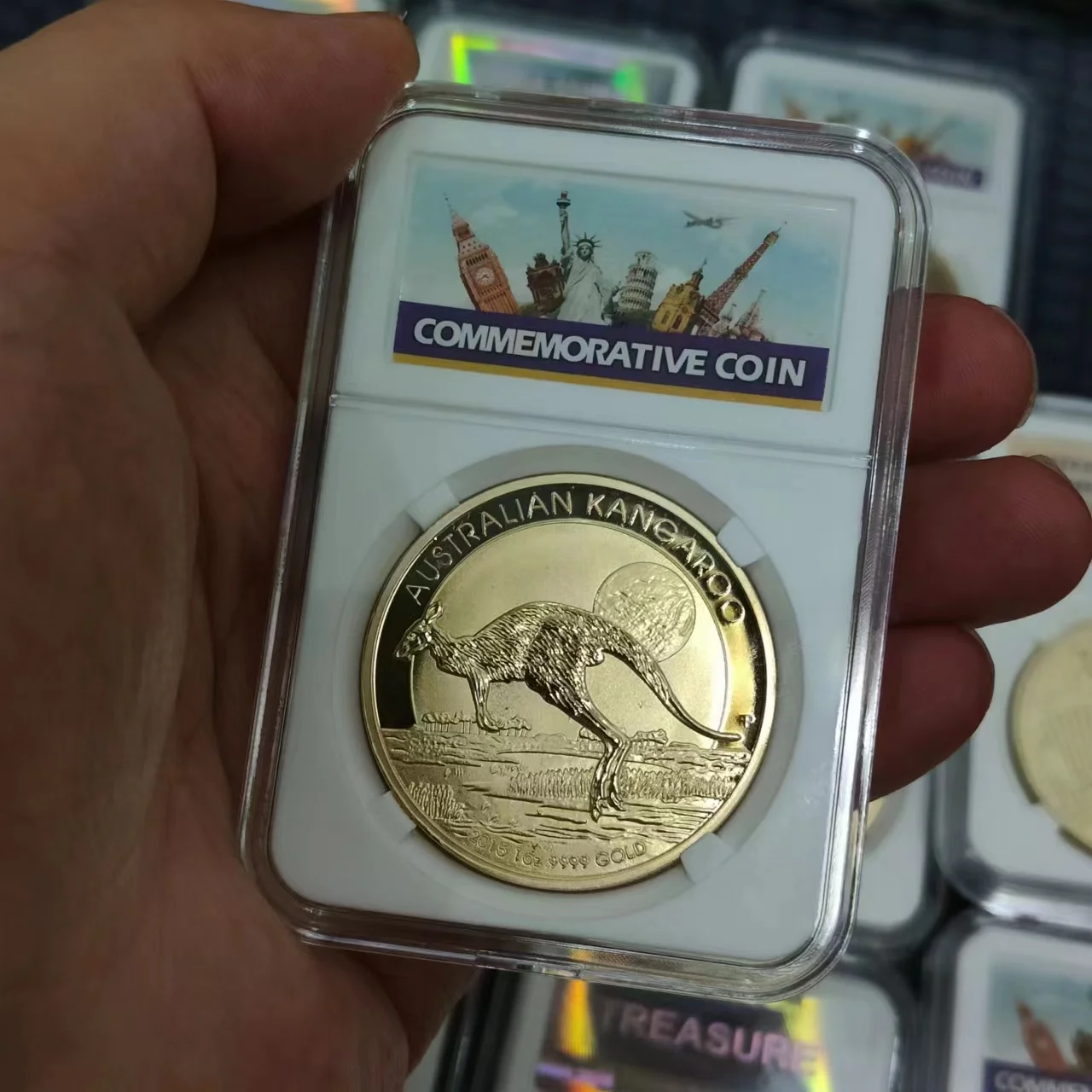 Moneda de águila Liberty de EE. UU., Dólar Morgan, moneda de oro coleccionable, monedas de decoración del hogar, el más nuevo, 2023