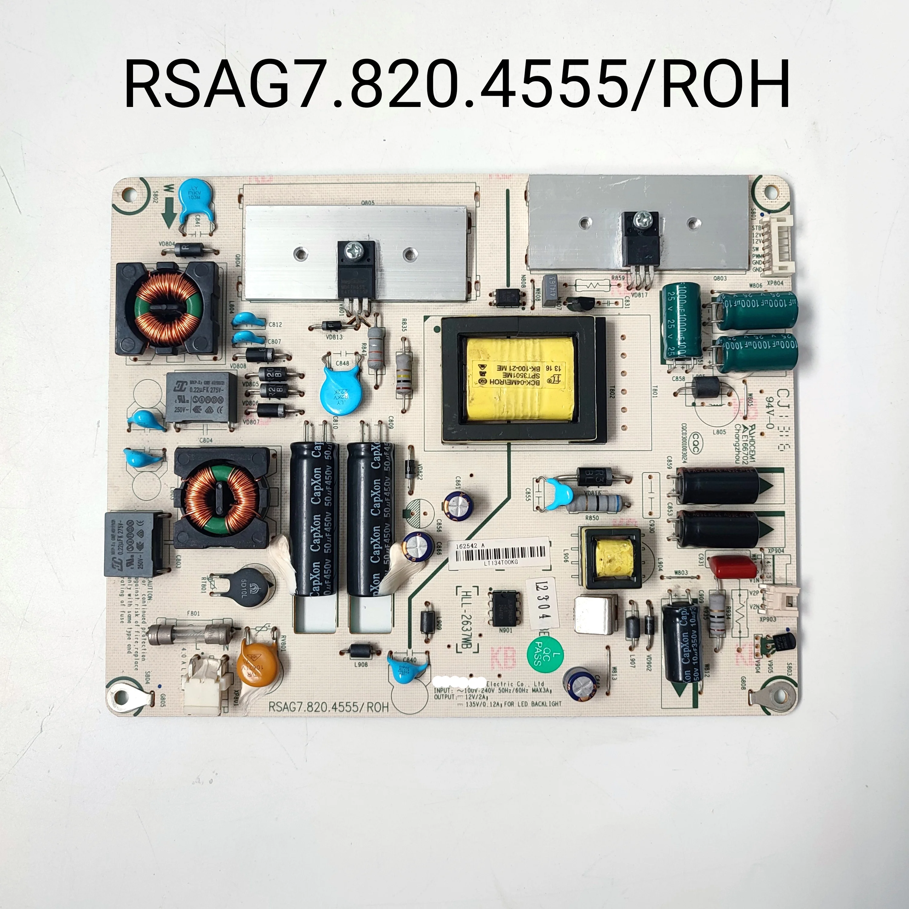 Carte d'alimentation d'origine, RSAG7.820.4555, ROH, LED32K100N, LED39H130, LED32K200, LED32K300, LED32K01, LED32H310, RSAG78204555