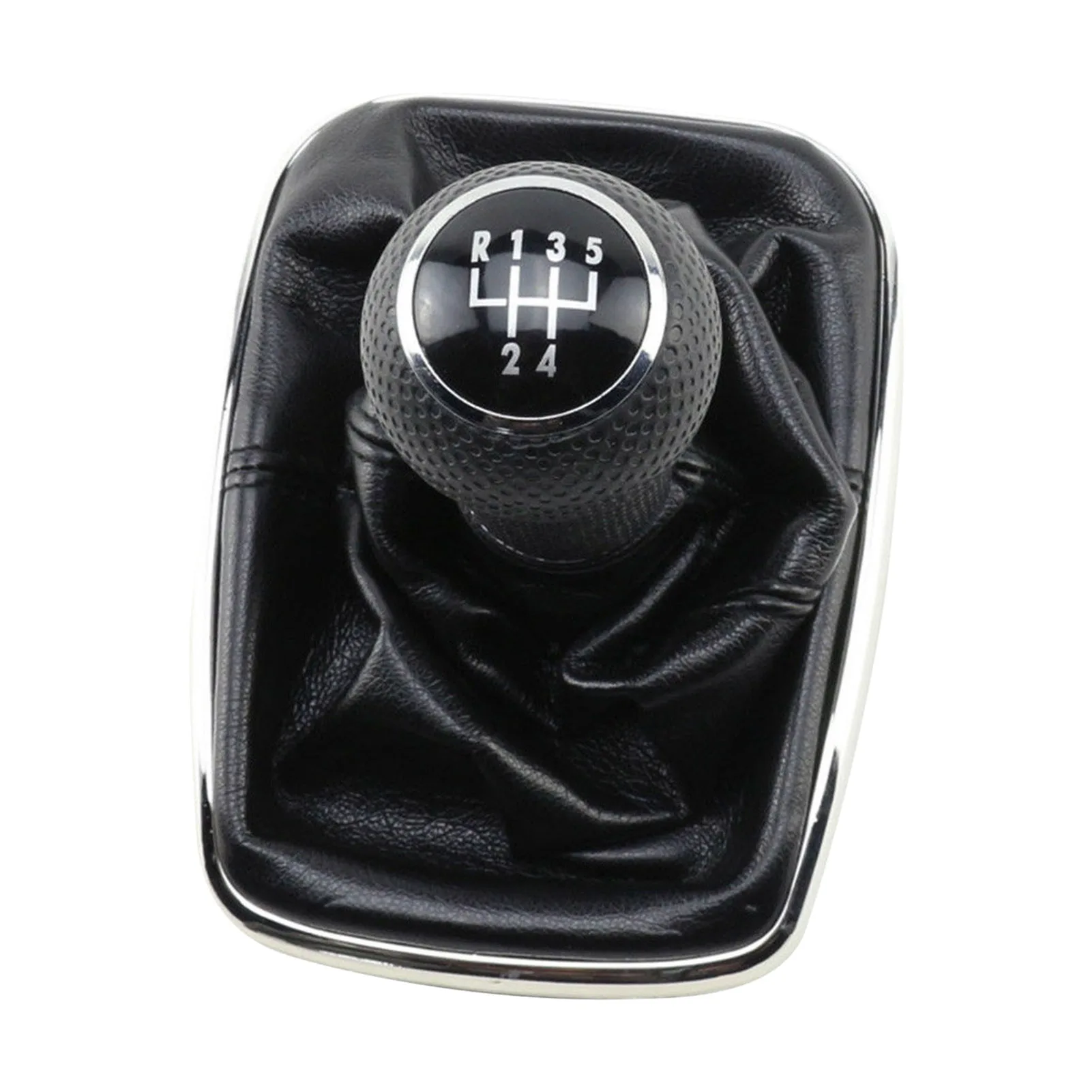 New 5 Speed Gear Shift Knob Gaitor Boot for VW Golf Bora Jetta GTi MK4 1999 2000 2001 2002 2003 2004 Knob Boot PU Leather