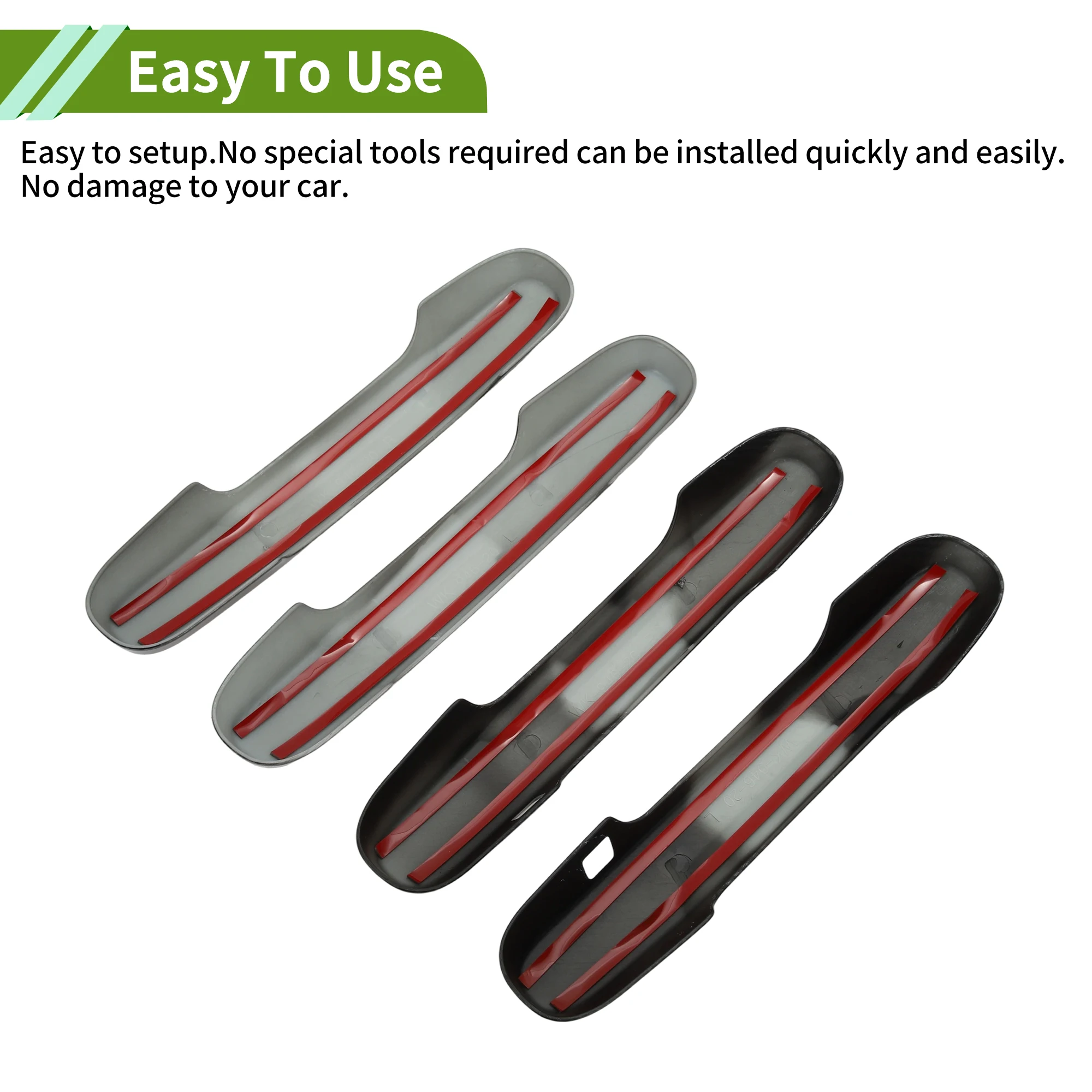 UXCELL Exterior Door Handle Cover Trim Front Left Front Right Rear Left Rear Right Door Handle Cover for Honda Pilot 2025-2026