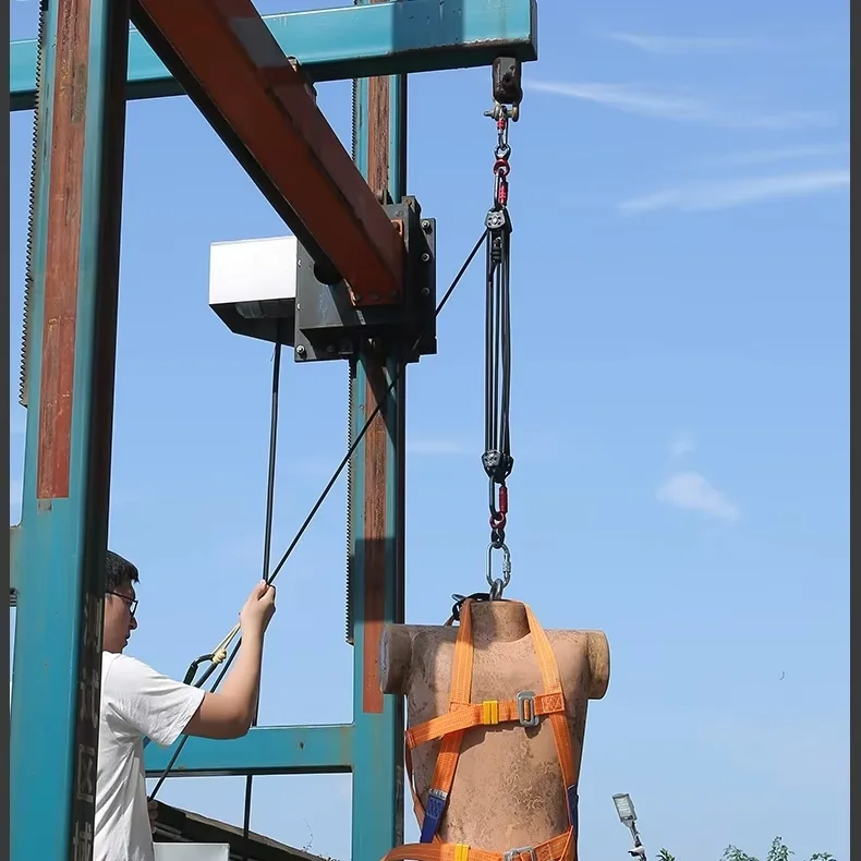 Xinda Self Locking Labor Saving Lifting System Moving Pulley Block for Heavy Object Rescue Adjustable Air Camping Hiking