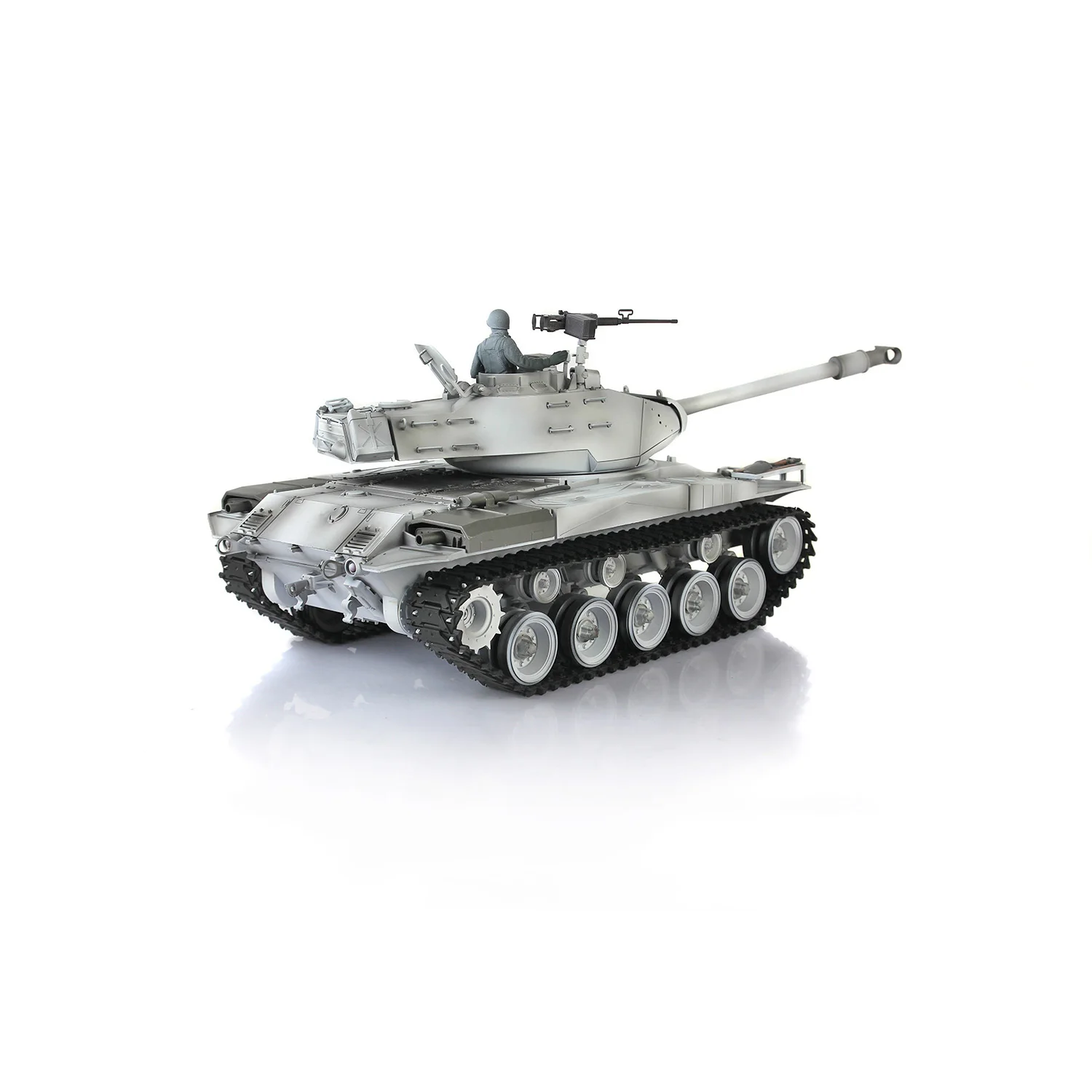 Heng longo 2.4ghz 1/16 7.0 plástico walker bulldog rtr rc tanque 3839 barril recoil bb unidade de tiro alto-falante metralhadora TH20339-SMT4