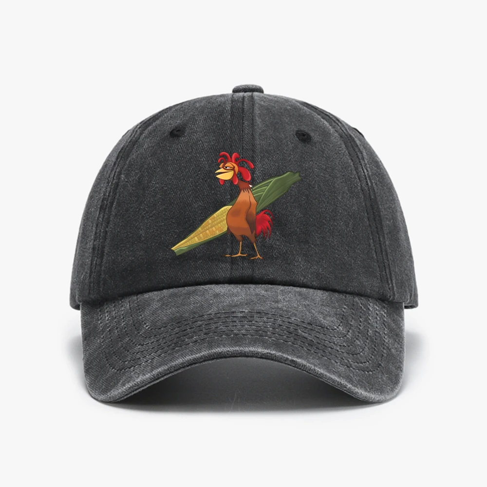 Chicken Joe Washed Baseball Cap Unisex Adjustabl Casual Classic hat Minimalist Retro Style Breathable Washed hats