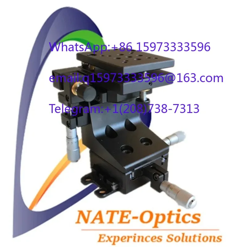 NT5 Five Dimensional Displacement Platform Manual 5-Axis Linear Stage XYZθxθy Precision Adjustment Frame for Optical Alignment