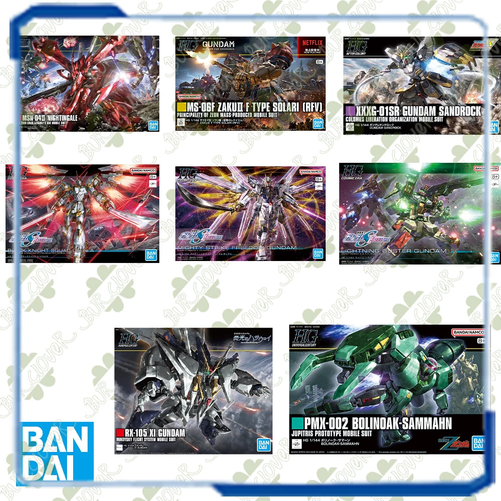 

In Stock BANDAI Original GUNDAM HGUC 1/144 series XI DUNDAM BLACK KNIGHE Assembly Model Cal-re.A Collectible Gifts