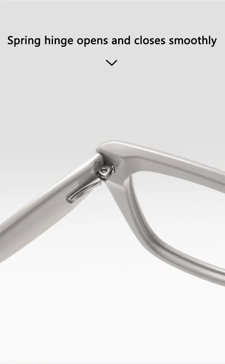 نظارات مصممة عصرية لحجب الضوء الأزرق، إطار من مادة TR، مفصلات زنبركية بدون قرصة، متعددة الاستخدامات