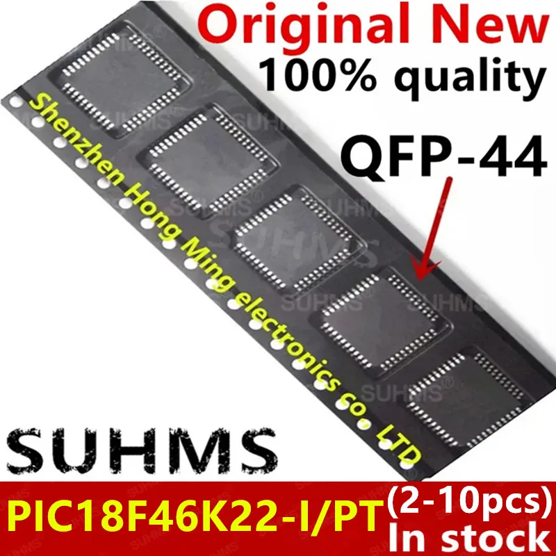 

(2-10piece)100% New PIC18F46K22-I/PT PIC18F46K22 I/PT QFP-44