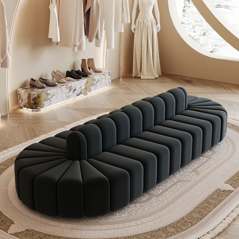 

Double-sided sofa backrest creative design simple shoe store clothing store hotel lobby reception lounge area sofa