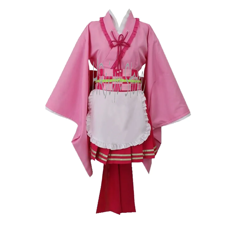 Cosplay Nezuko Kamado Kostuum meid Lolita voor Halloween Party Cosplay Outfits op maat