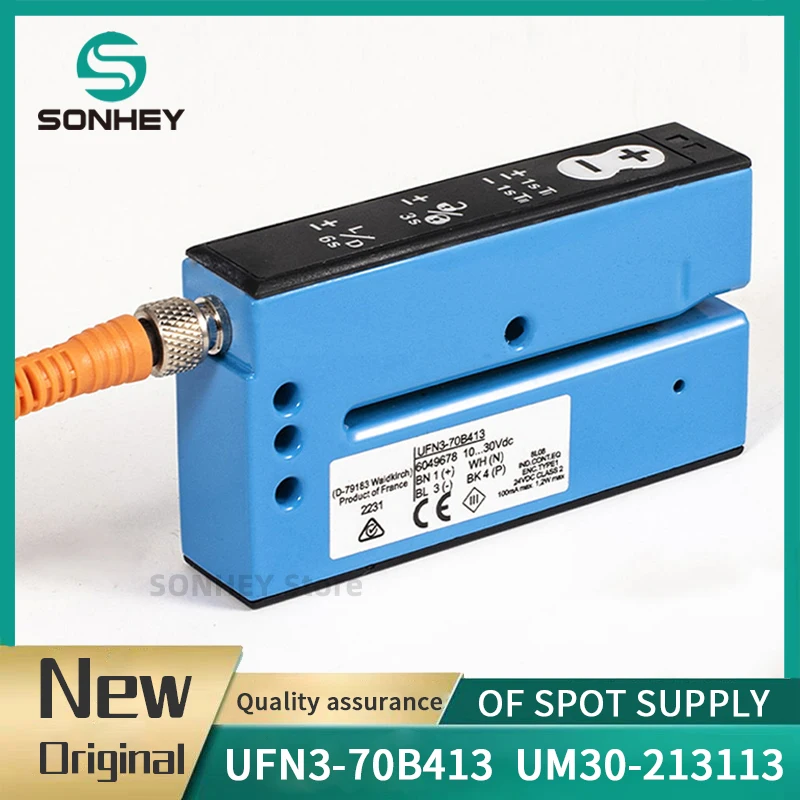 

Original SICK FA ultrasonic sensor UFN3-70B413 UM30-213113 ranging