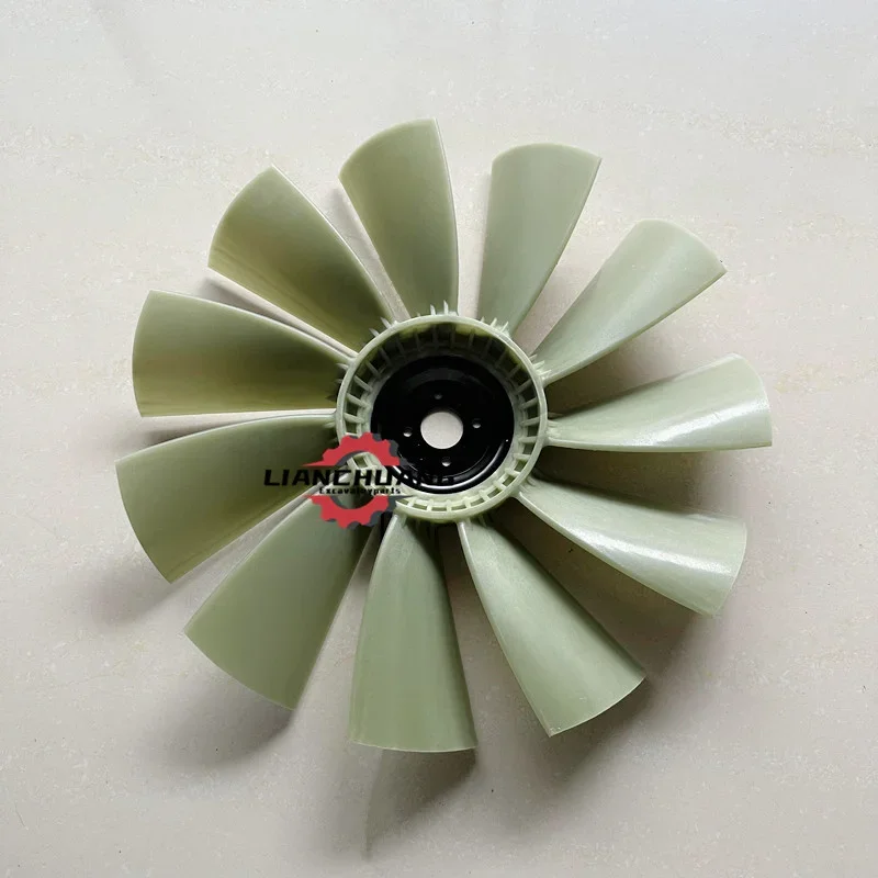 

For Sany SY55/60/65/75-8-9 Fan blade Isuzu 4JG1 Engine fan blade water tank cooling fan blade Excavator Parts