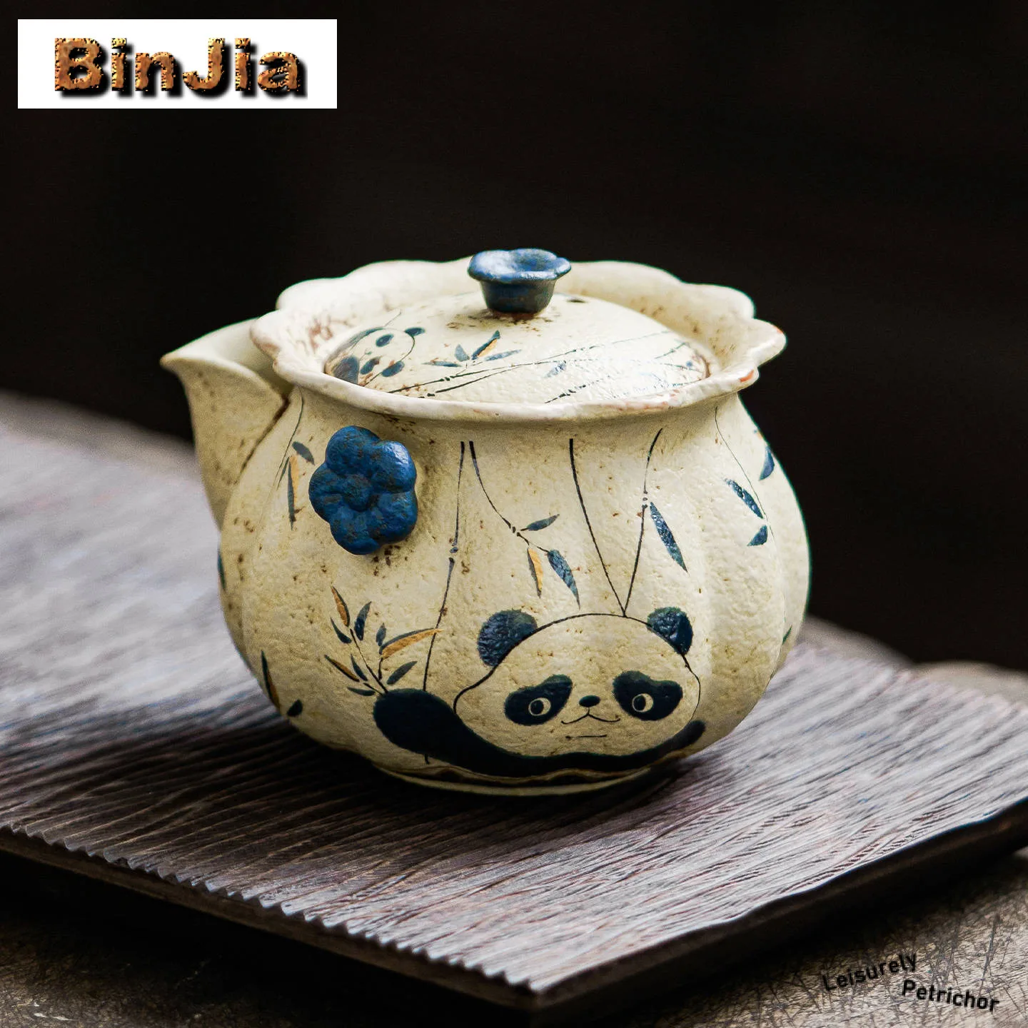 

170 мл ручная роспись панда ручной захват чайник ретро чайник чайник чайник с ситечком посуда для напитков коллекция принадлежностей