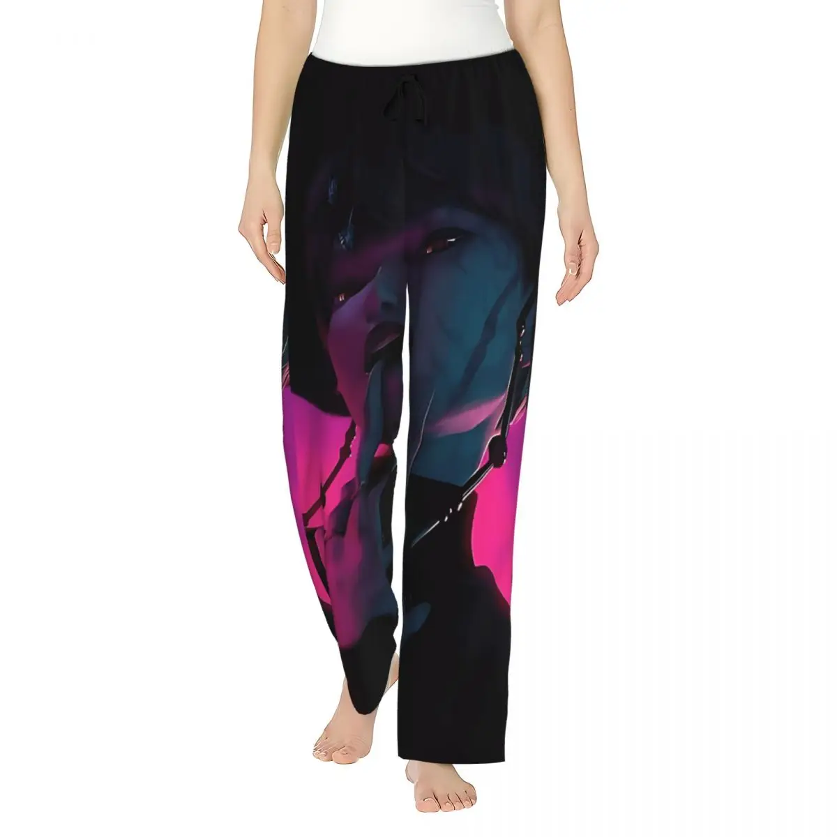 طفل ساجا بنين Kpop شيطان الصيادين فيلم بنطلون بيجاما تنفس بيجامة النساء خمر النوم السراويل غرفة نوم السراويل المنزل كبيرة الحجم