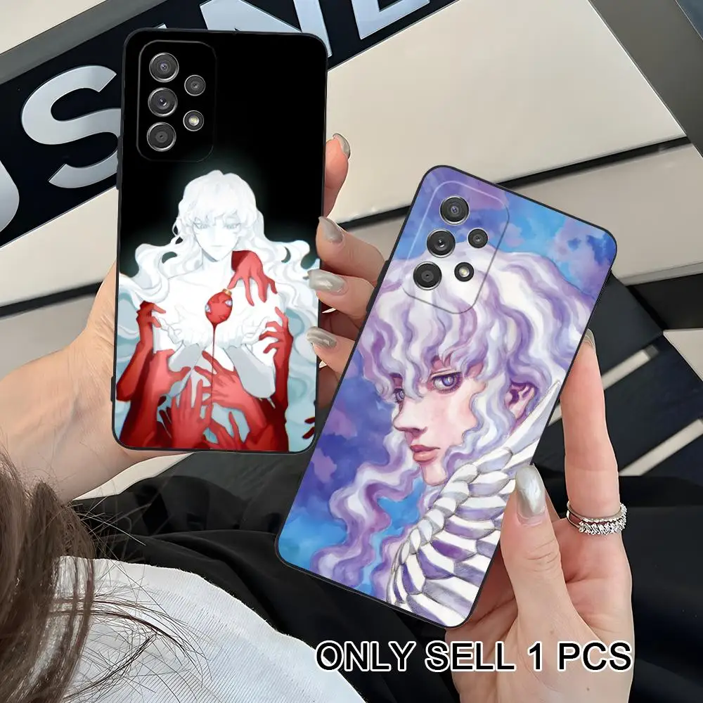 Anime Griffith Phone Case for Samsung Galaxy A56 55 54 53 52 51 36 35 34 23 16 15 5G Soft TPU Shockproof Cover view 3