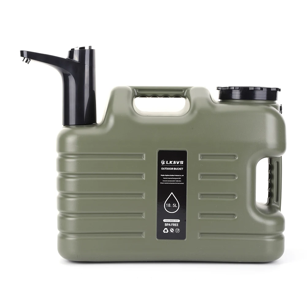 11l Outdoor-Wasser behälter große Kapazität Camping Wassers chnalle mit Wasserhahn & USB wiederauf ladbare elektrische Wasserpumpe Wassertank Spender – Detail 17