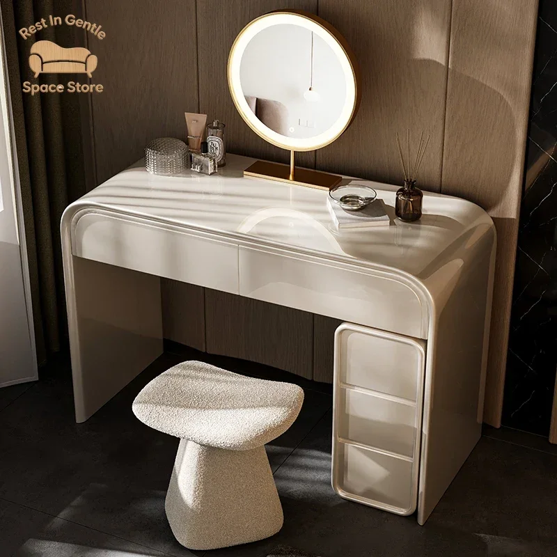Dining Shelf Dressing Table European Study Nail Modern Accessories Dressing Table Makeup Vintag Wood Vestidores Home Furniture