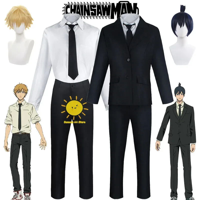 

Anime Denji Hayakawa Aki Cosplay Chainsaw Man Cosplay Costumes Denji Hayakawa Aki Uniform Suit Wig Halloween Party Cos Adult Men