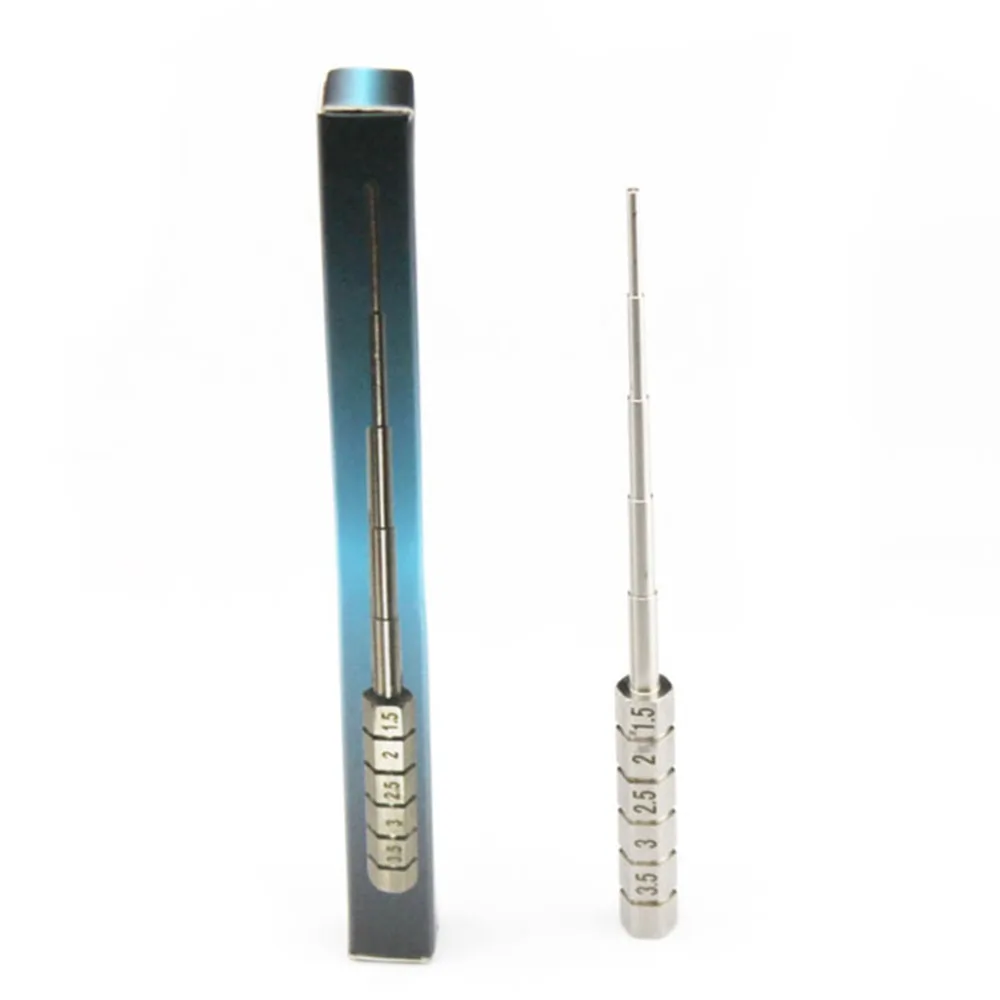 4pcs Stainless Steel Wire Wrapping Tool 1.5mm-3.5mm Multi Function Jump Ring Forming Tool Wire Looping Mandrel