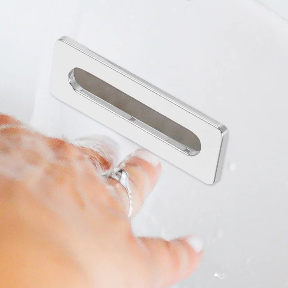 

10Pcs Durable Plastic Sink Overflow Cap Easy Install for Most Basins Sink Overflow Cap Washing Basin Rings Bathroom Supplies