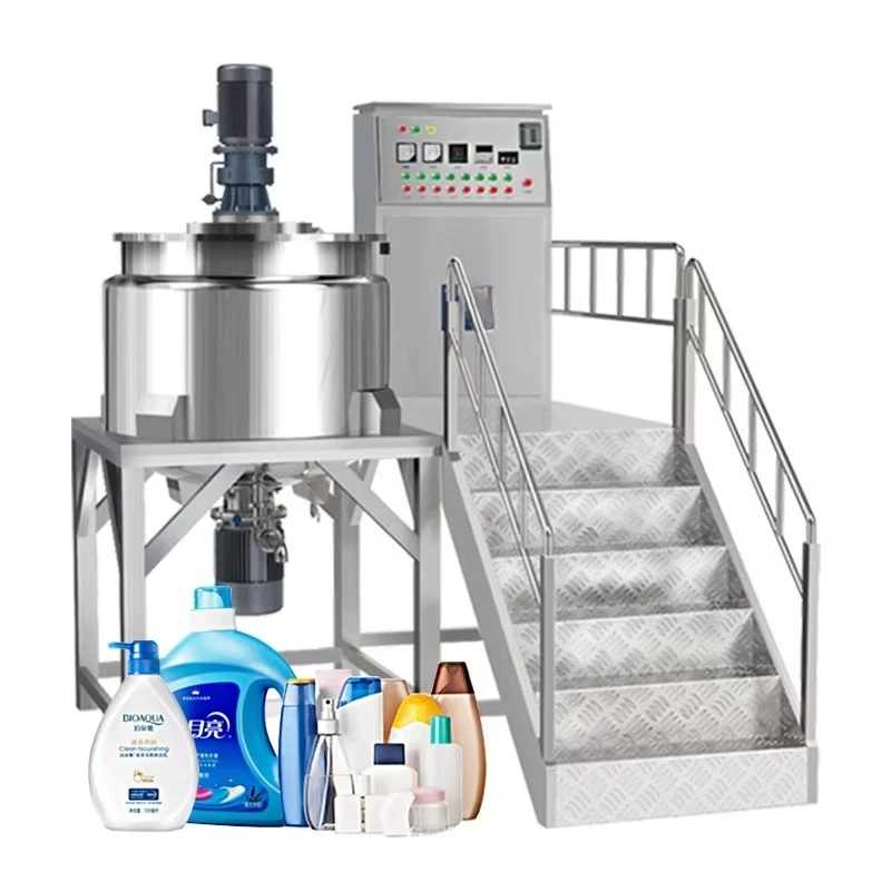 Customized Homogenizer Stainless Steel Shampoo Conditioner and Liquid Soap Making Machine Mixer