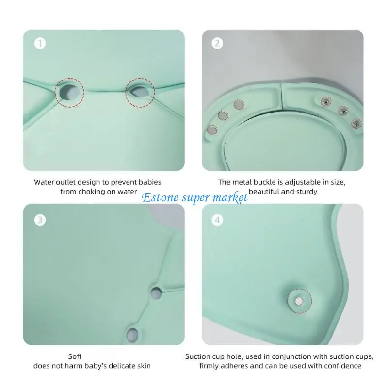 

090B Comfortable Bath Cushion Flexible Baby Essential Baby Support with Suction Cup Bath Pad Foldable Infant Bathing Mat