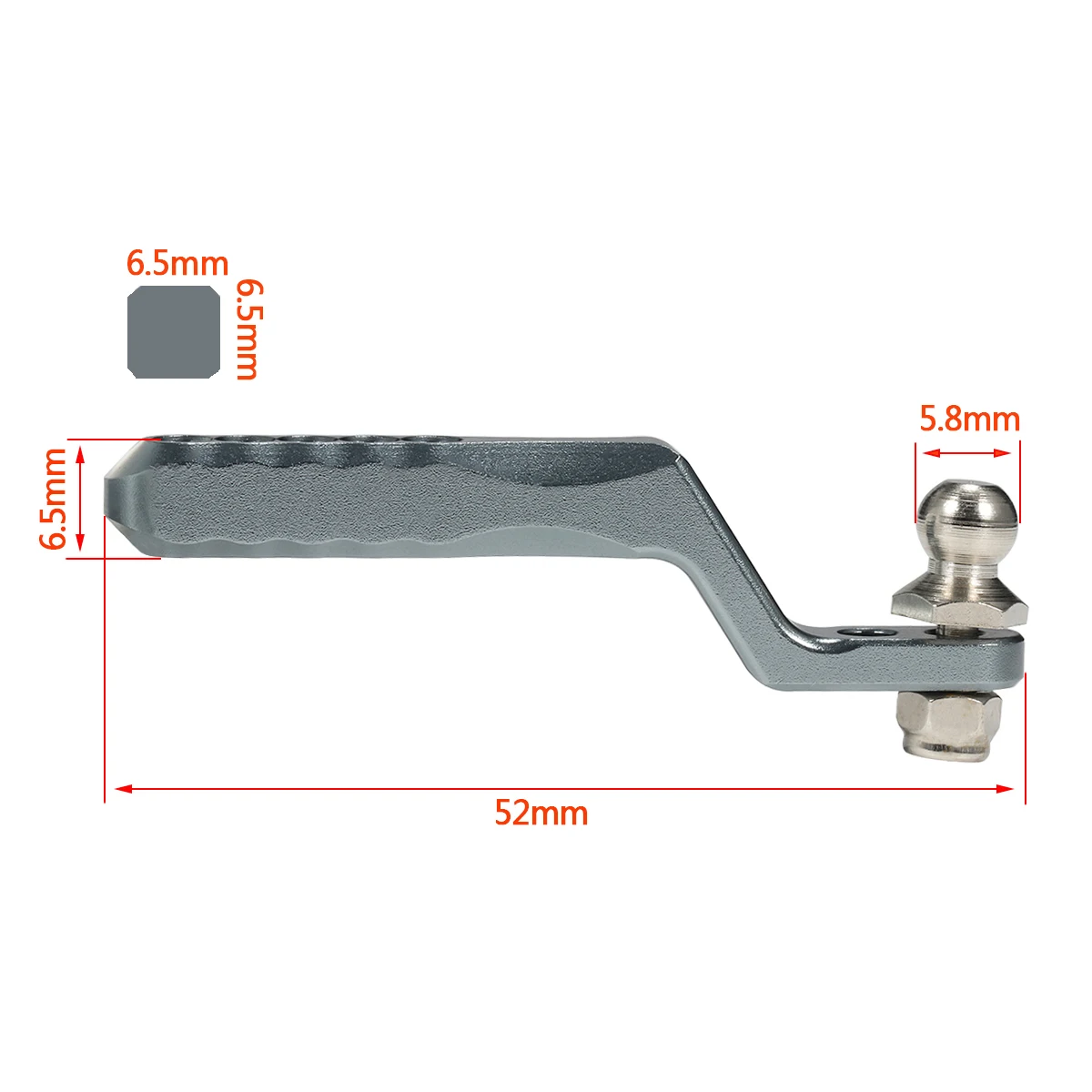 CNC Aluminum Alloy RC Tow Hitch Scale Trailer Hook for 1/10 Rock Crawler Car Rear Bumper TRX4 SCX10 II Defender TF2 RGT CC01