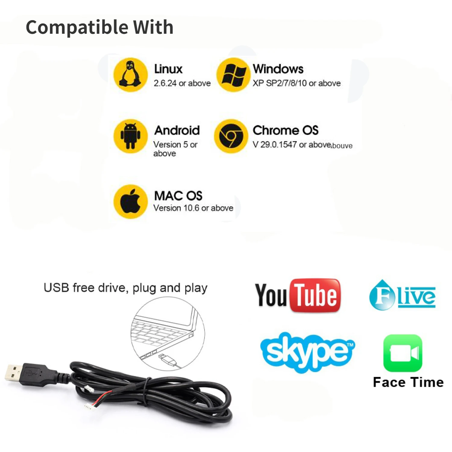 Модуль камеры HD 4K 25FPS,USB Plug And Play,IMX415 3840x2160 веб-камера 8MP для Windows Android Linux Raspberry Pie