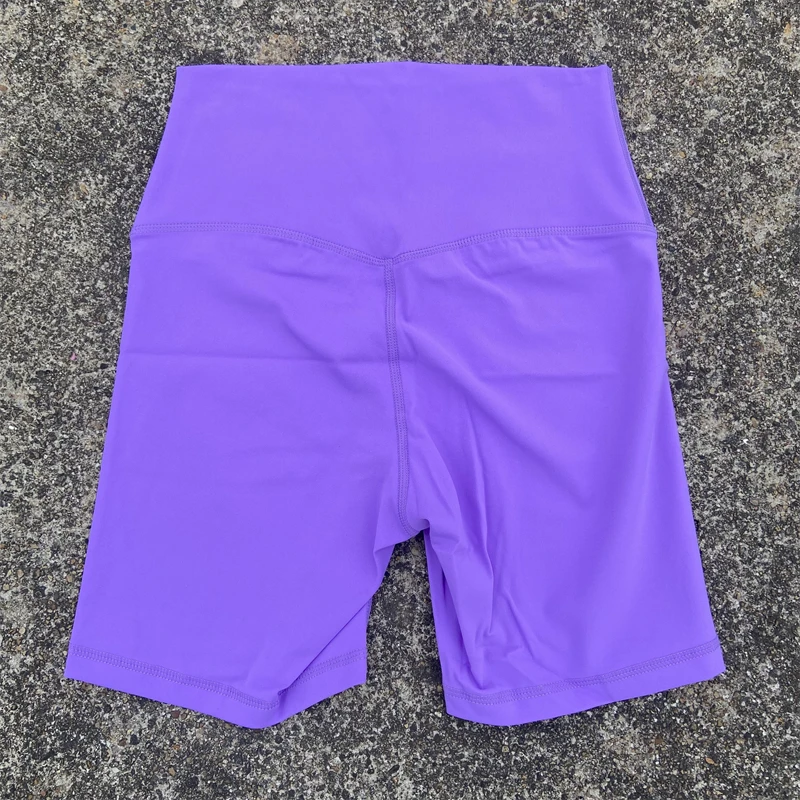 Women Gym Yoga Shorts High Waist Sports Shorts Tight Soft Short Leggings Fit Butt Lift Running Cycling Sportswear With Pockets