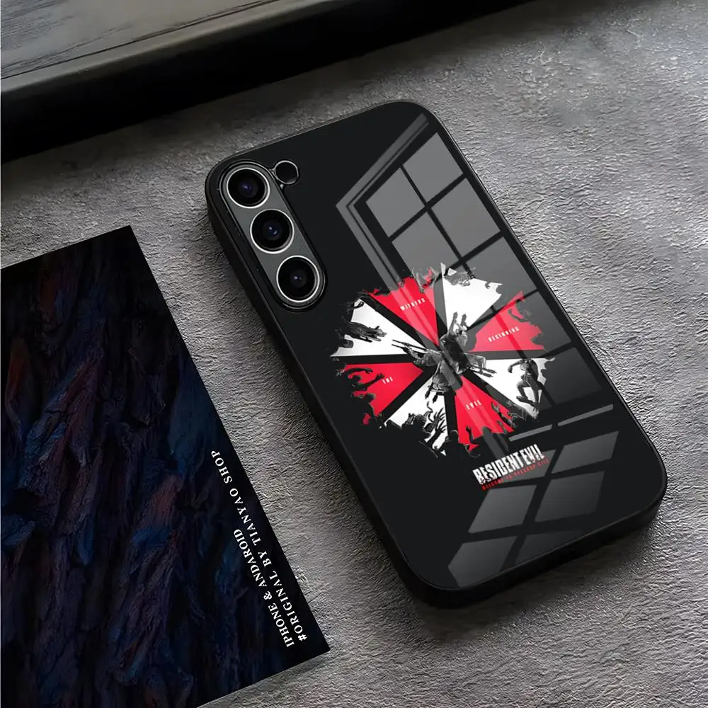Umbrella Corporation Phone Case For S24 Ultra Samsung S23 S22 S20 Fe S21 Plus Galaxy A54 A34 A24 A53 A13 A16 Glass Cover