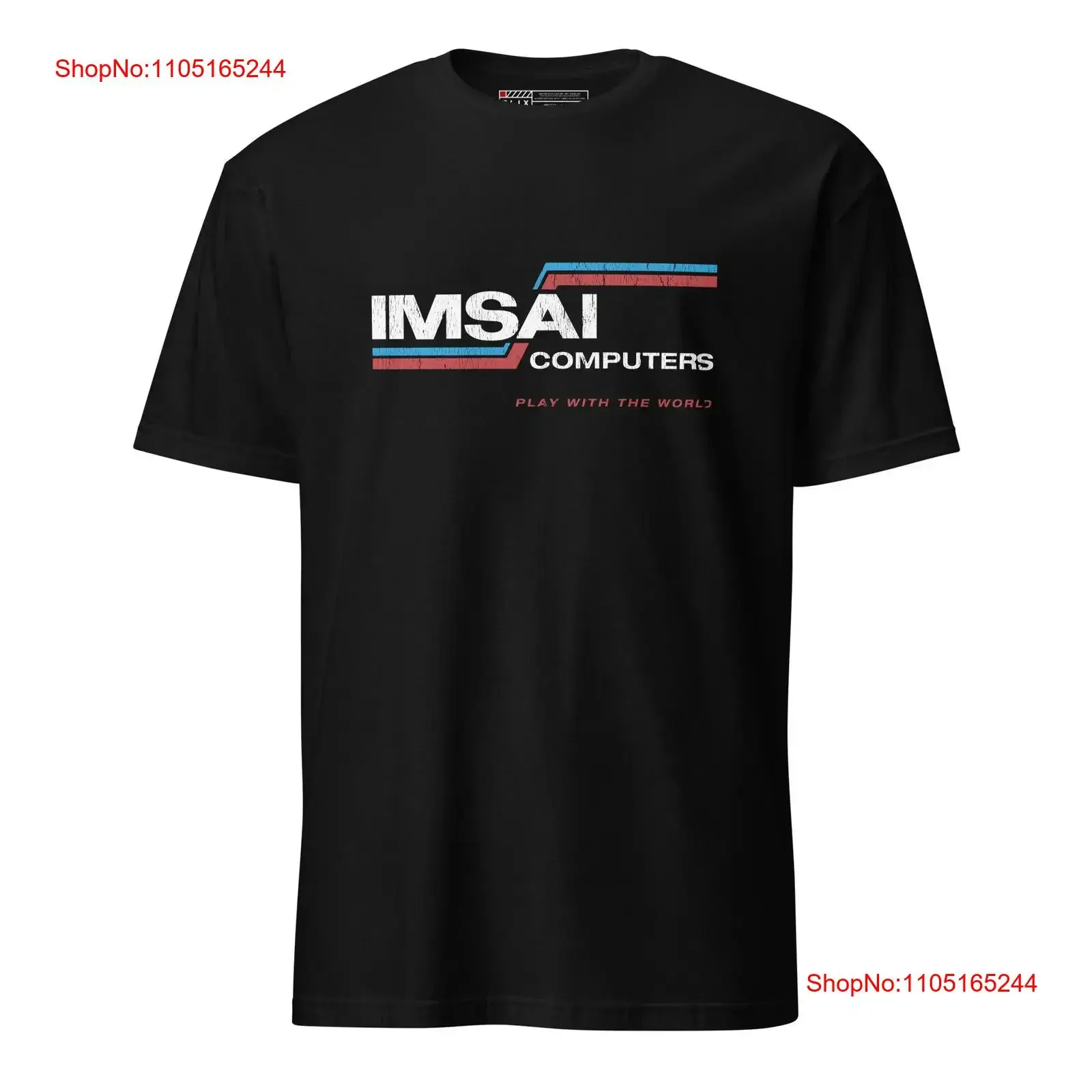 IMSAI Computers T Shirt Cotton Black 80s Movie WarGames Fan Art S 3XL vintage Washed Casual designer clothes Soft graphic homme