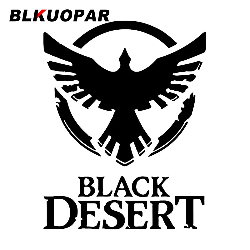 BLKUOPAR Black Desert Car Stickers Primitive Animals Decals Waterproof Die Cut Air Conditioner Motorcycle Car Accessories