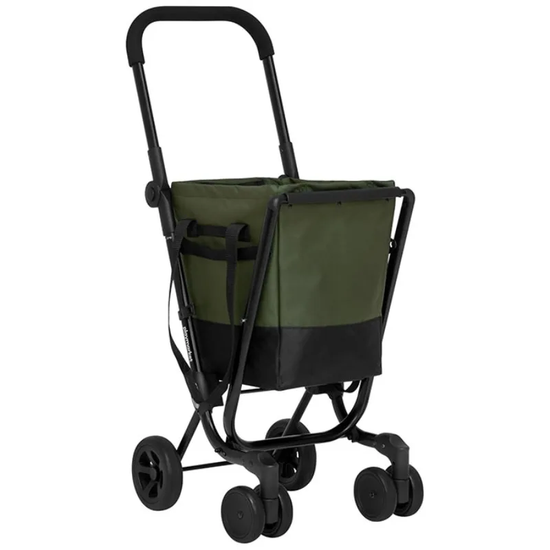 

Outdoor shopping cart Foldable trolley with removable waterproof shopping bag