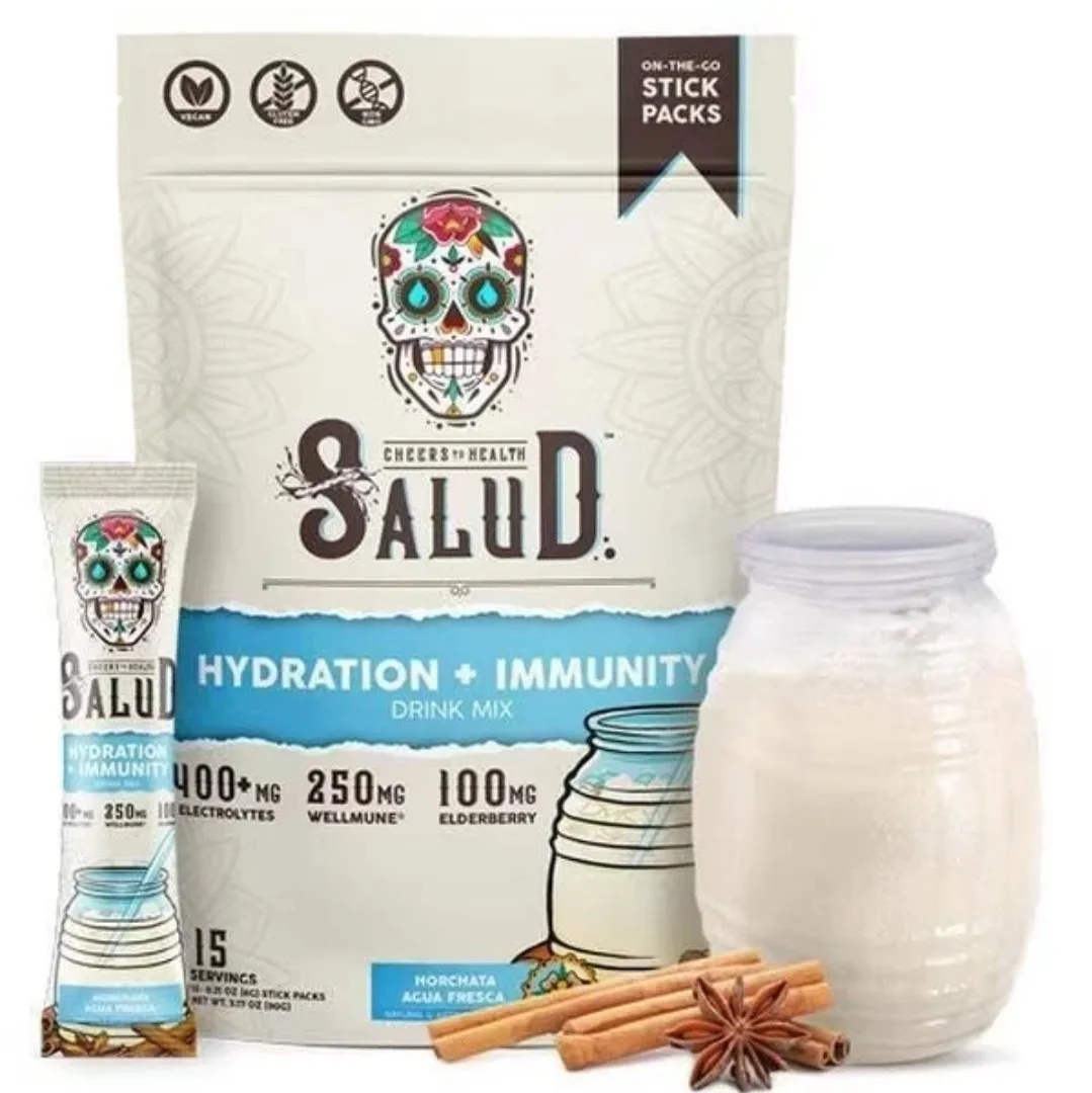 Hydration & Immunity Drink Mix Comes With 15 Servings Flavor Horchata