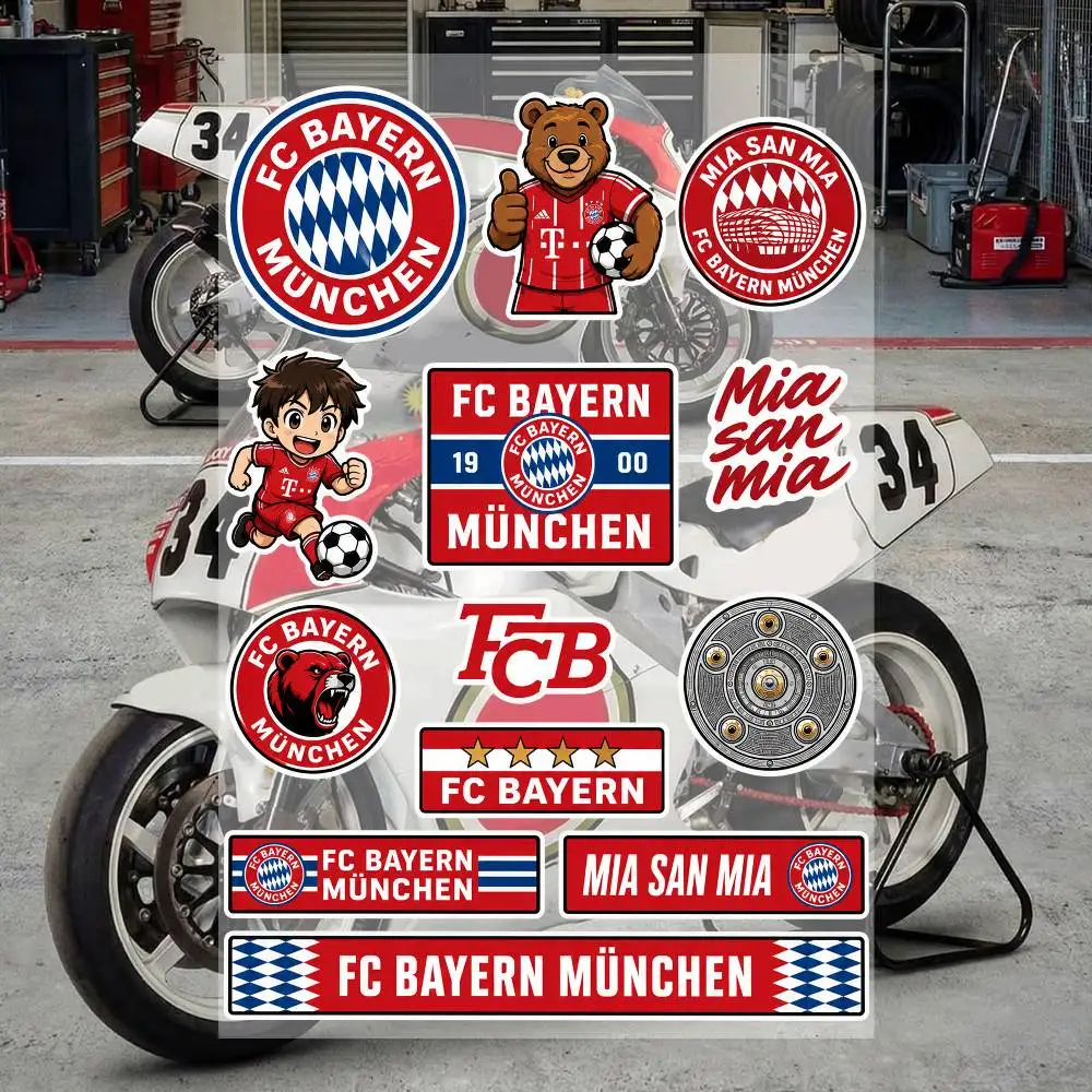 

B-A-yE-rn M-uniC-H- Aesthetic Graffiti Stickers Waterproof PVC Decals for Car Motorcycle Skateboard Helmet Notebook