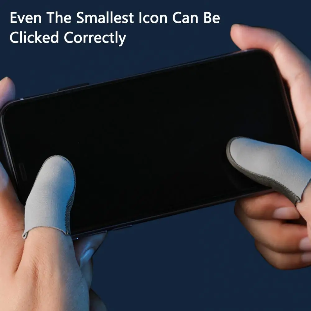 Control de juego a prueba de sudor de fibra duradera para videojuegos, mangas para los dedos, para jugador