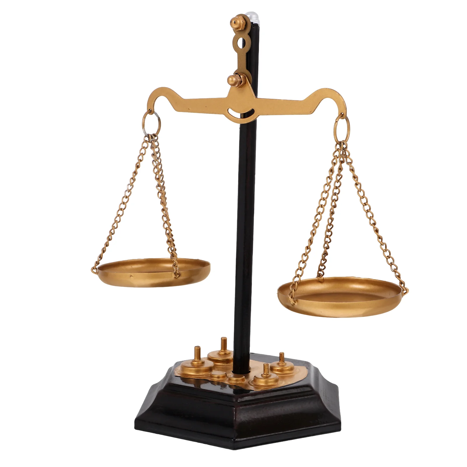 1 Metal Balance Scale Decor Mini Justice Scale Home Decor Figurines Vintage Tray Table Decorations Libra Scale nament