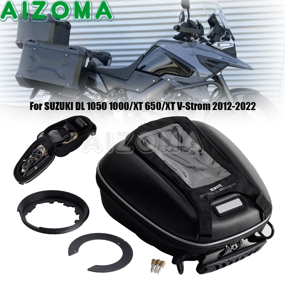

Waterproof Travel Bag For Suzuki DL650 1000 1050 XT V-Storm 2012-22 Motorcycle Saddle Tank Bags Ring Mount Racing Luggage Parts