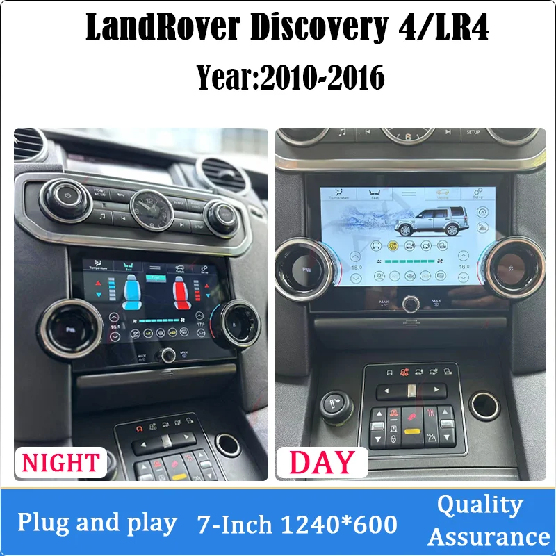 For Land Rover Discovery 4 LR4 2010-2016 Air Conditioning Climate Control LCD Screen HD Touch Stereo Display