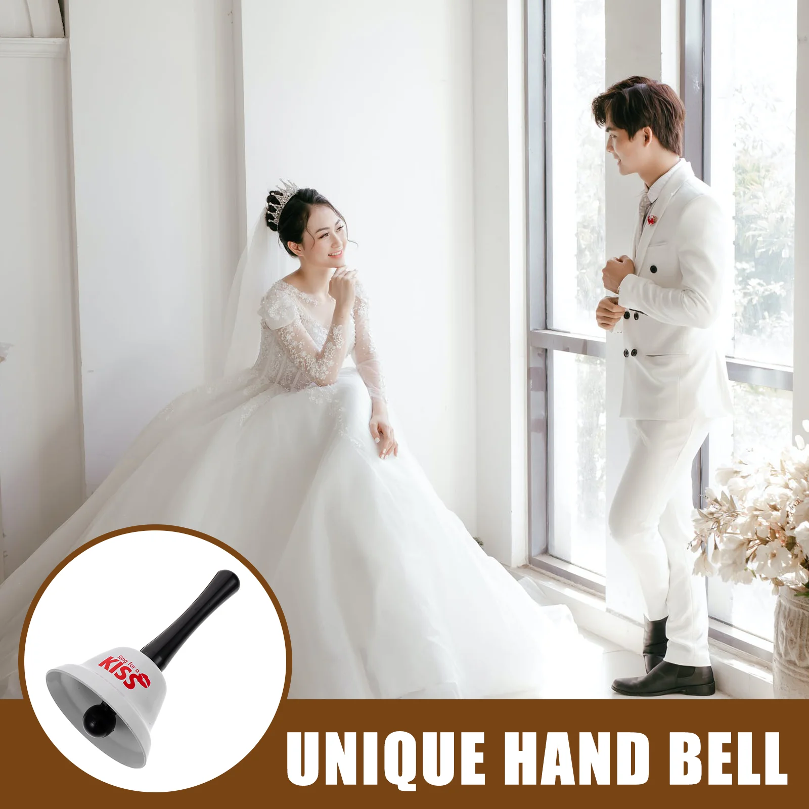 Hand Bell Desk Bells Ring for Service Restaurant Memorial Counter Adults Dinner Iron Wedding Child Chime